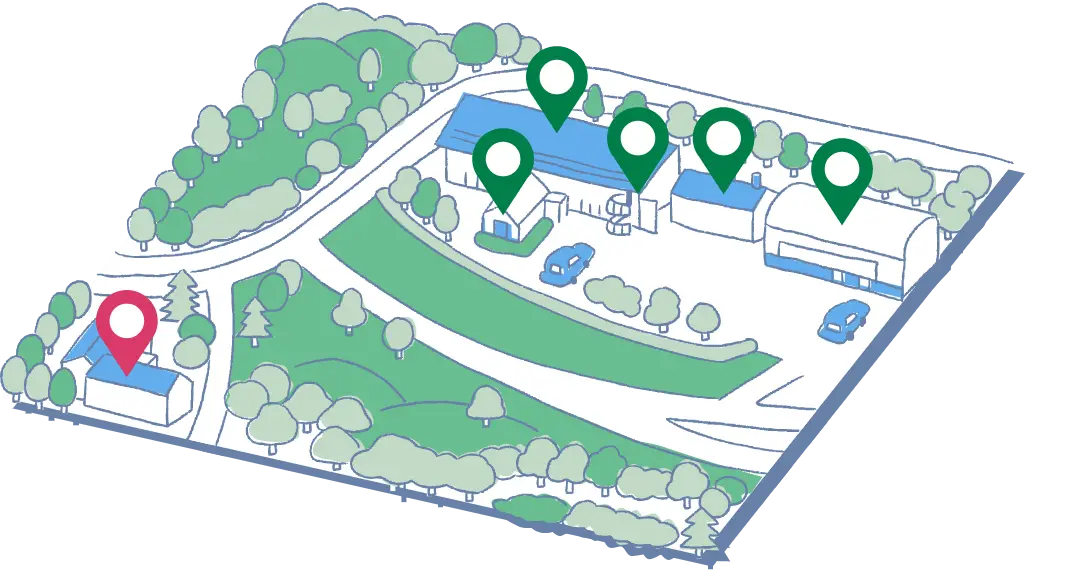 セミナーハウス/学生寮マップ