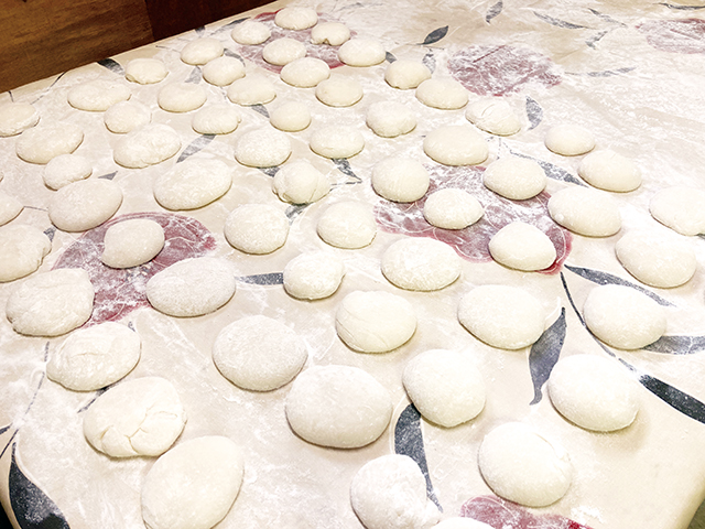 奥出雲町 蔵屋きね餅会さまとの餅つき大会